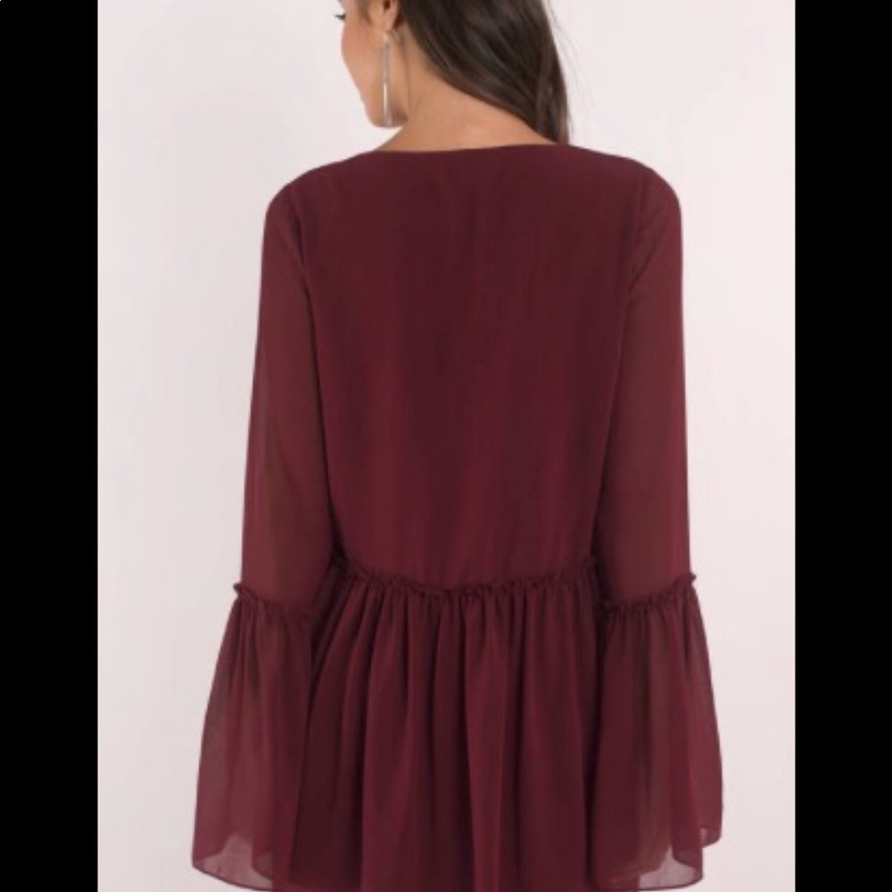 Maroon dress